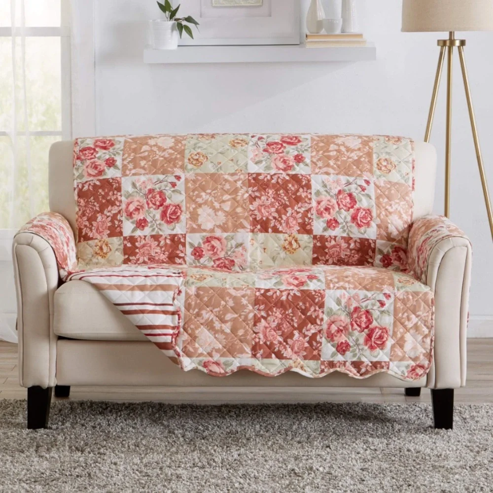 Floral Patchwork Sofa Cover